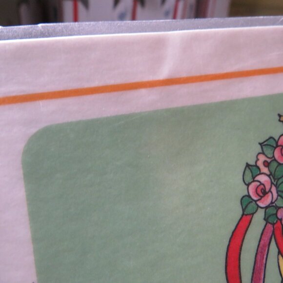 Vintage LUCY RIGGS 1986 Placemat SEE SAW #80269 (professional thick lamination) - Picture 8 of 8